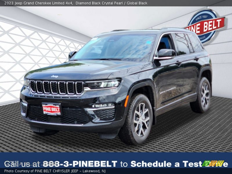 Diamond Black Crystal Pearl / Global Black 2023 Jeep Grand Cherokee Limited 4x4