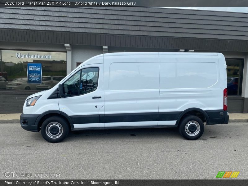 Oxford White / Dark Palazzo Grey 2020 Ford Transit Van 250 MR Long