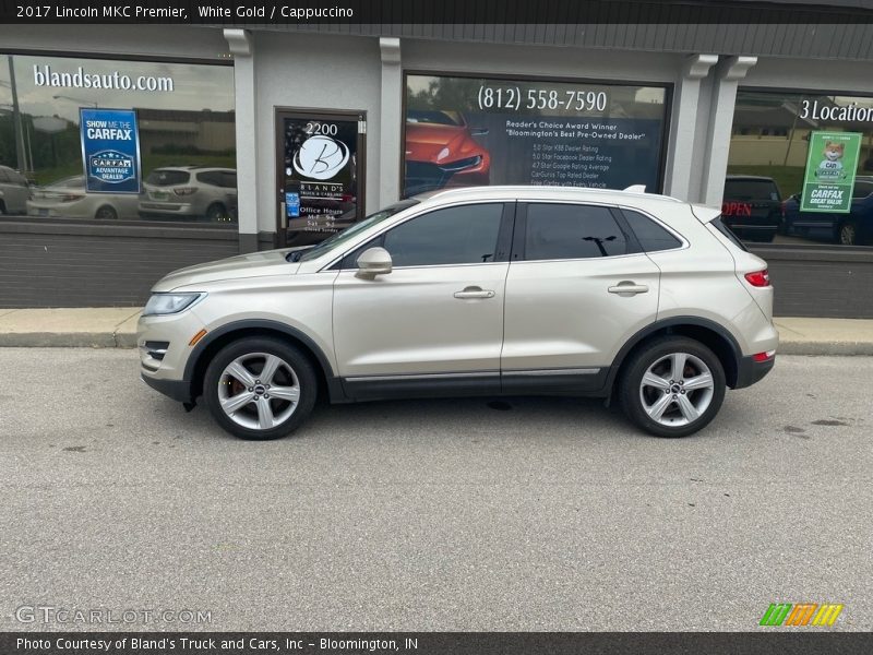 White Gold / Cappuccino 2017 Lincoln MKC Premier