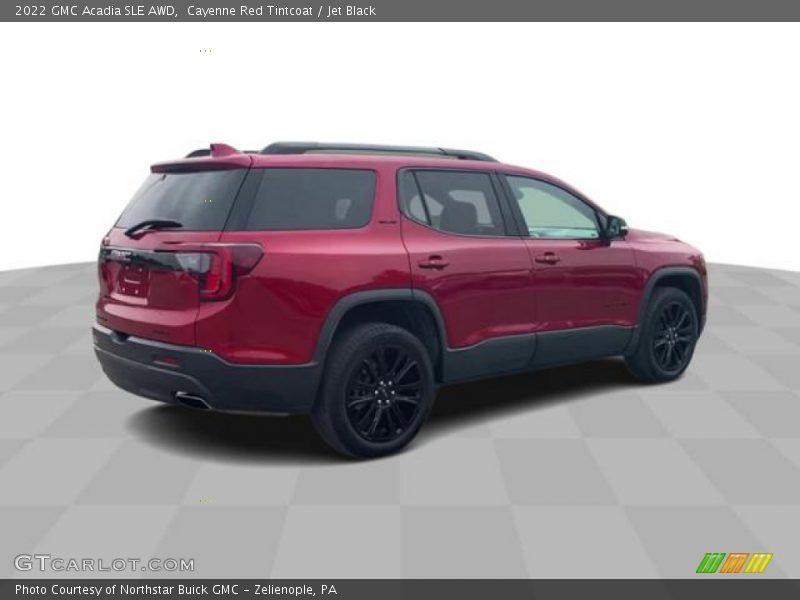 Cayenne Red Tintcoat / Jet Black 2022 GMC Acadia SLE AWD