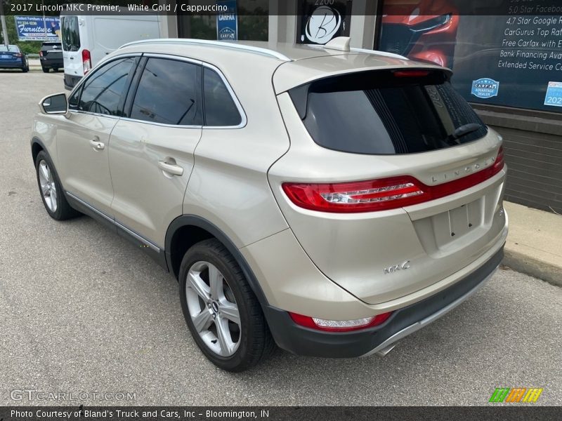 White Gold / Cappuccino 2017 Lincoln MKC Premier