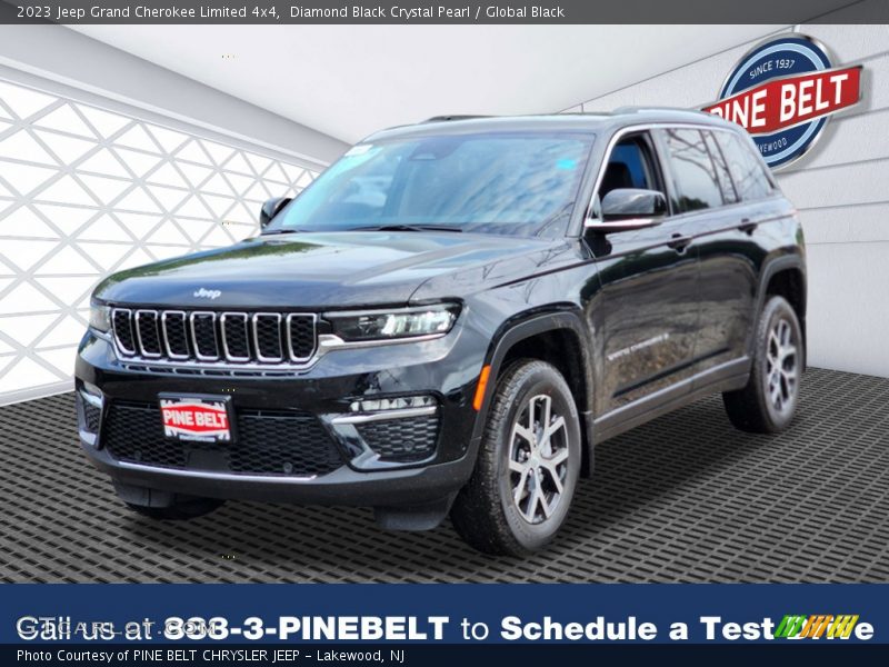 Diamond Black Crystal Pearl / Global Black 2023 Jeep Grand Cherokee Limited 4x4