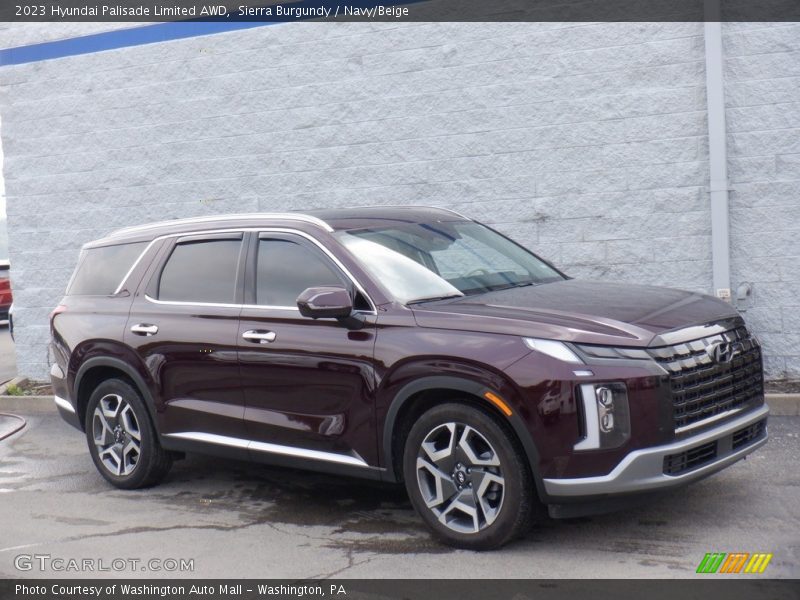  2023 Palisade Limited AWD Sierra Burgundy