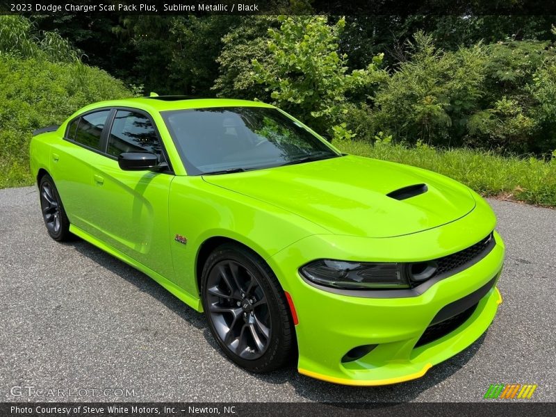 Sublime Metallic / Black 2023 Dodge Charger Scat Pack Plus