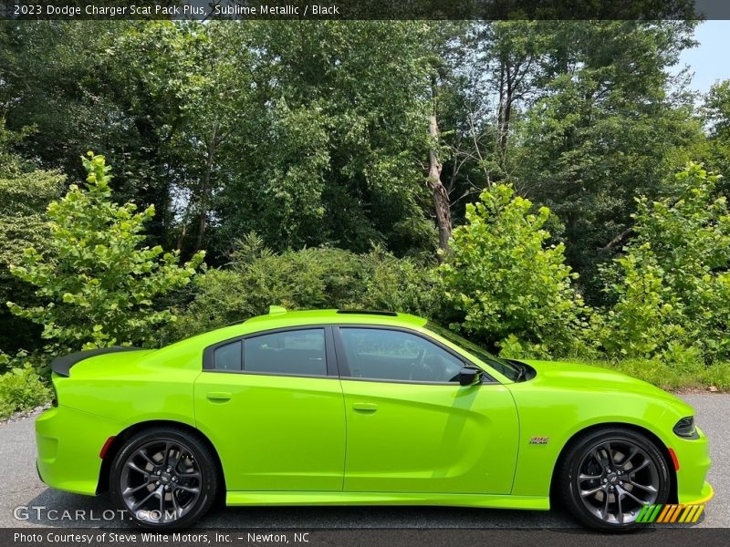 Sublime Metallic / Black 2023 Dodge Charger Scat Pack Plus