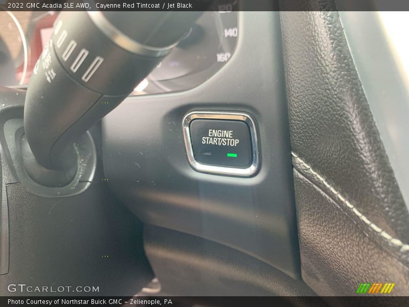 Cayenne Red Tintcoat / Jet Black 2022 GMC Acadia SLE AWD