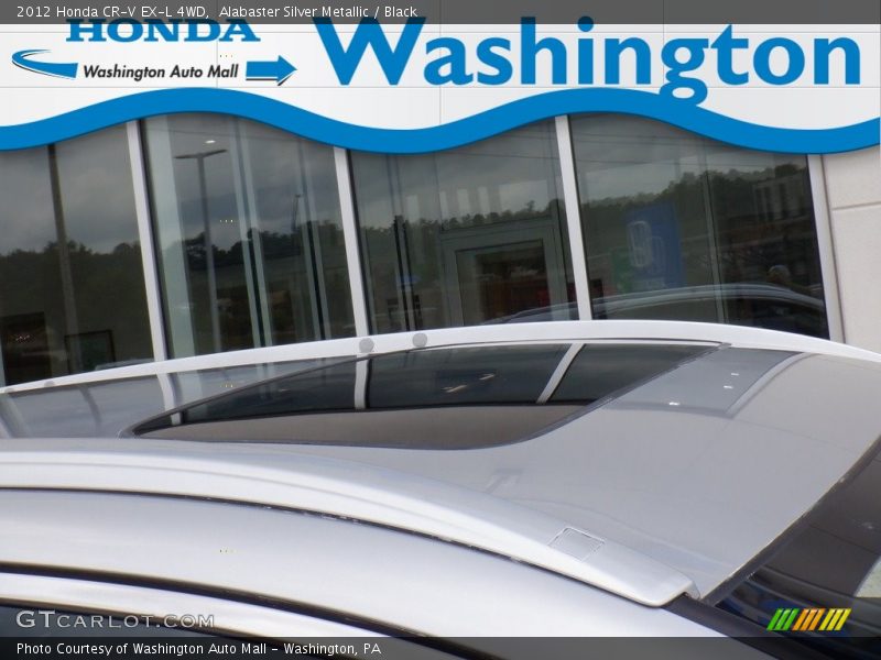 Alabaster Silver Metallic / Black 2012 Honda CR-V EX-L 4WD
