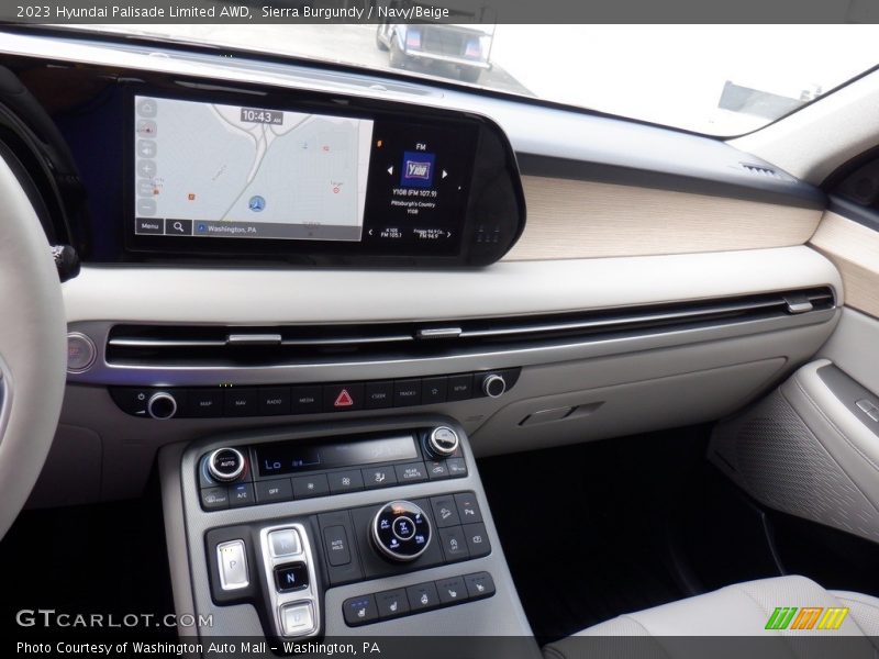 Controls of 2023 Palisade Limited AWD