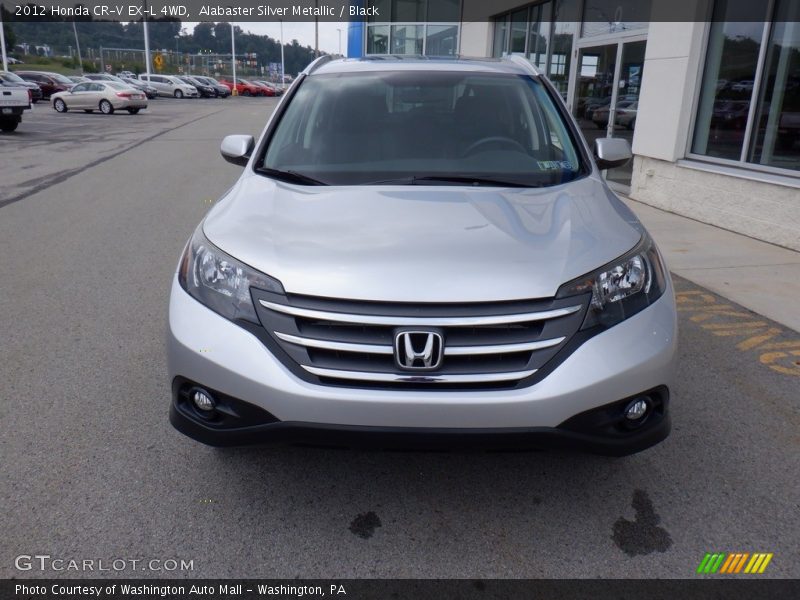 Alabaster Silver Metallic / Black 2012 Honda CR-V EX-L 4WD