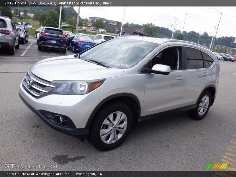 Alabaster Silver Metallic / Black 2012 Honda CR-V EX-L 4WD