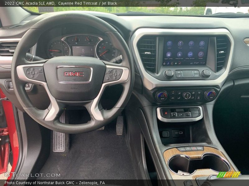 Cayenne Red Tintcoat / Jet Black 2022 GMC Acadia SLE AWD