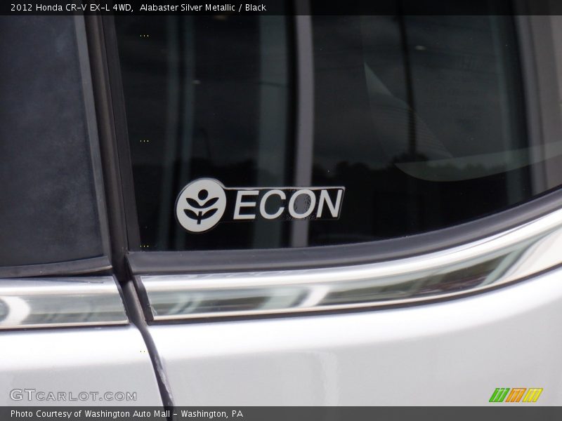 Alabaster Silver Metallic / Black 2012 Honda CR-V EX-L 4WD