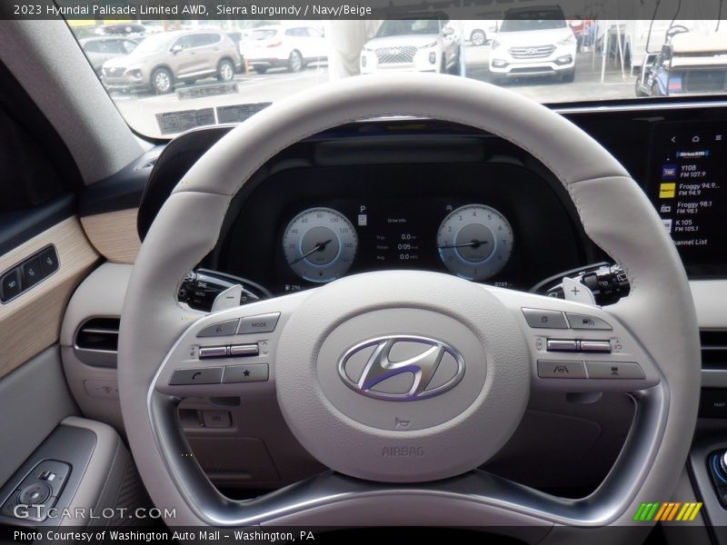  2023 Palisade Limited AWD Steering Wheel
