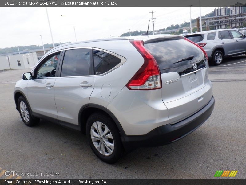 Alabaster Silver Metallic / Black 2012 Honda CR-V EX-L 4WD