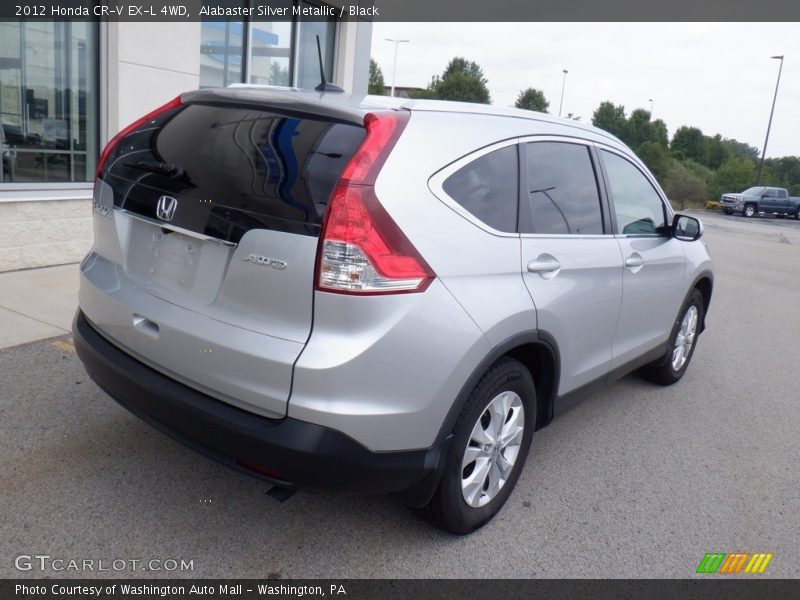 Alabaster Silver Metallic / Black 2012 Honda CR-V EX-L 4WD