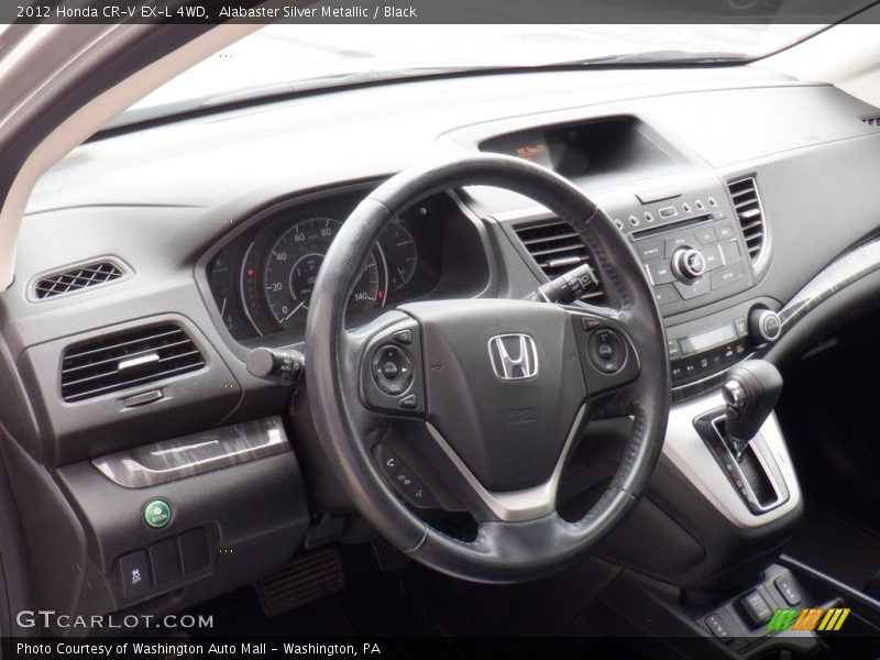 Alabaster Silver Metallic / Black 2012 Honda CR-V EX-L 4WD