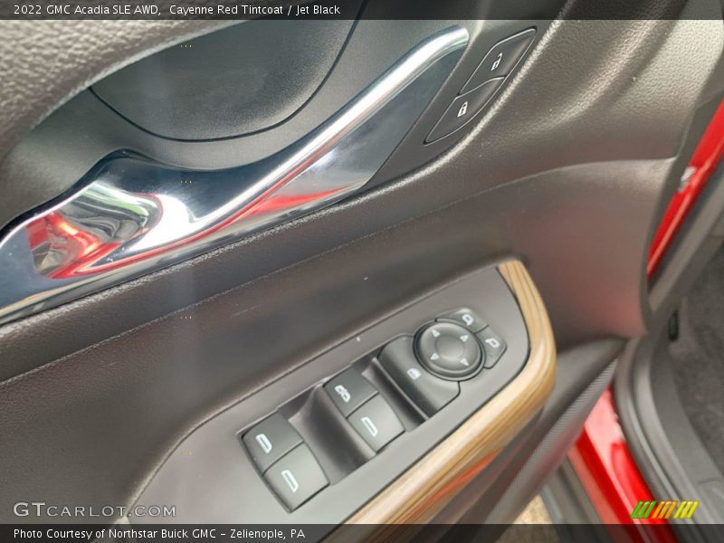 Cayenne Red Tintcoat / Jet Black 2022 GMC Acadia SLE AWD