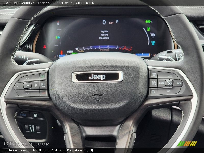 Bright White / Global Black 2023 Jeep Grand Cherokee 4XE