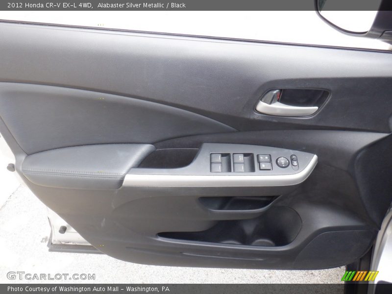 Alabaster Silver Metallic / Black 2012 Honda CR-V EX-L 4WD