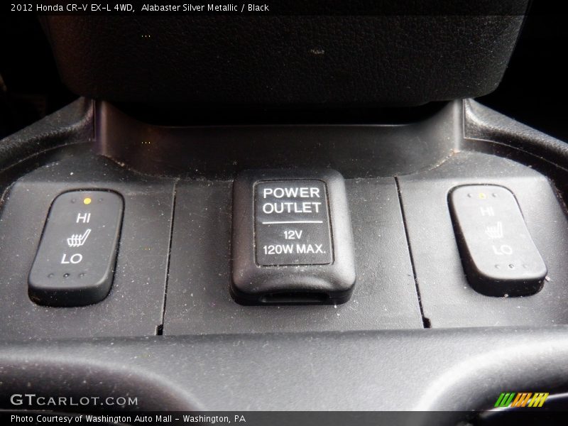 Alabaster Silver Metallic / Black 2012 Honda CR-V EX-L 4WD