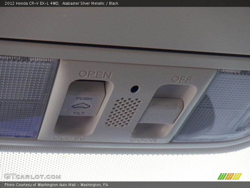 Alabaster Silver Metallic / Black 2012 Honda CR-V EX-L 4WD