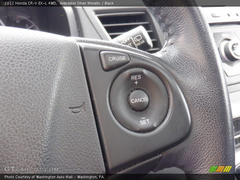 Alabaster Silver Metallic / Black 2012 Honda CR-V EX-L 4WD