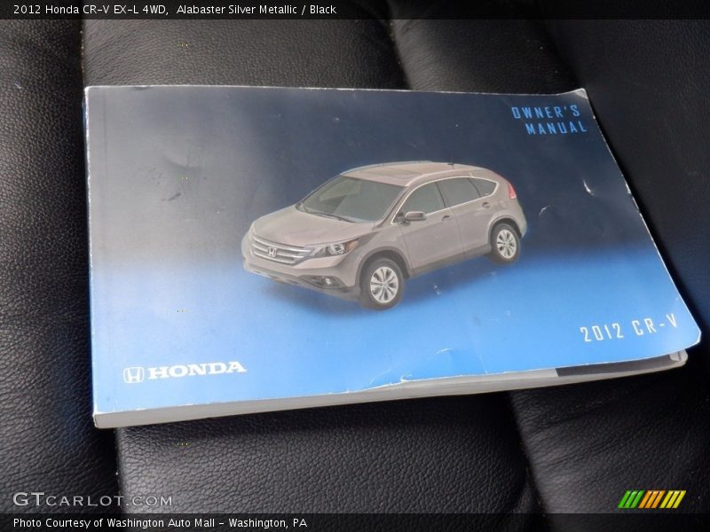 Alabaster Silver Metallic / Black 2012 Honda CR-V EX-L 4WD