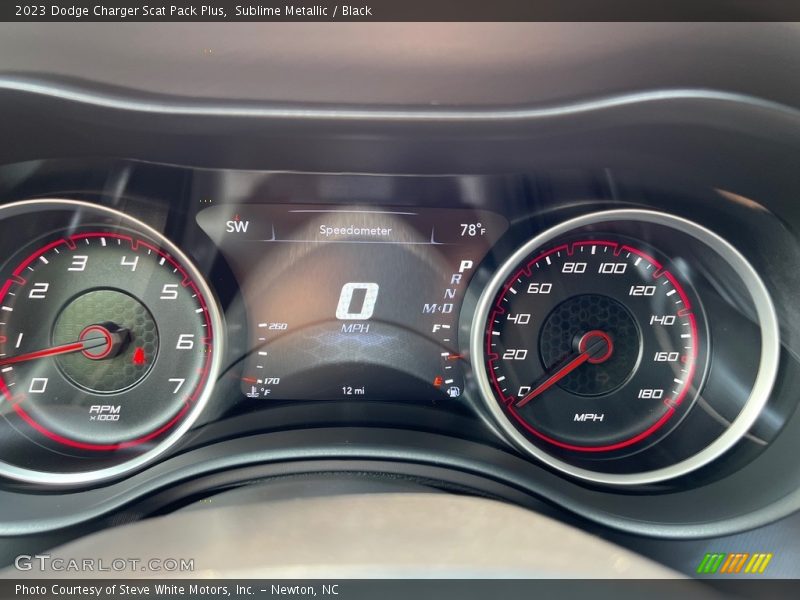 Sublime Metallic / Black 2023 Dodge Charger Scat Pack Plus