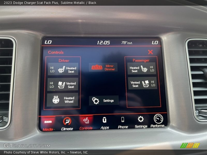 Sublime Metallic / Black 2023 Dodge Charger Scat Pack Plus
