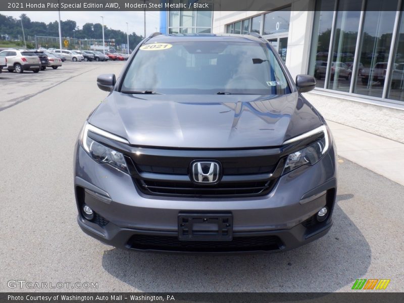 Modern Steel Metallic / Black 2021 Honda Pilot Special Edition AWD