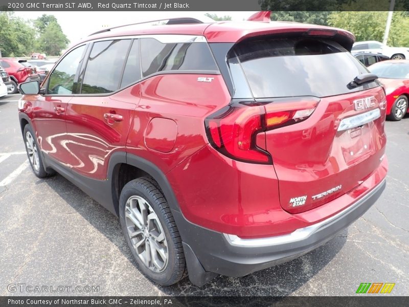 Red Quartz Tintcoat / Jet Black 2020 GMC Terrain SLT AWD