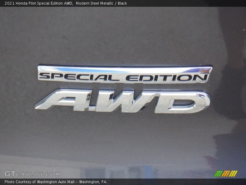 Modern Steel Metallic / Black 2021 Honda Pilot Special Edition AWD