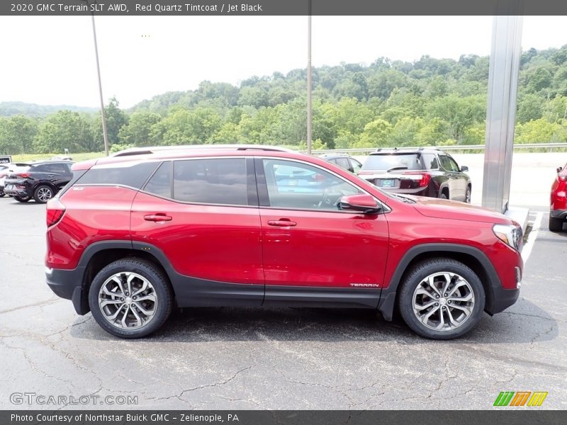 Red Quartz Tintcoat / Jet Black 2020 GMC Terrain SLT AWD