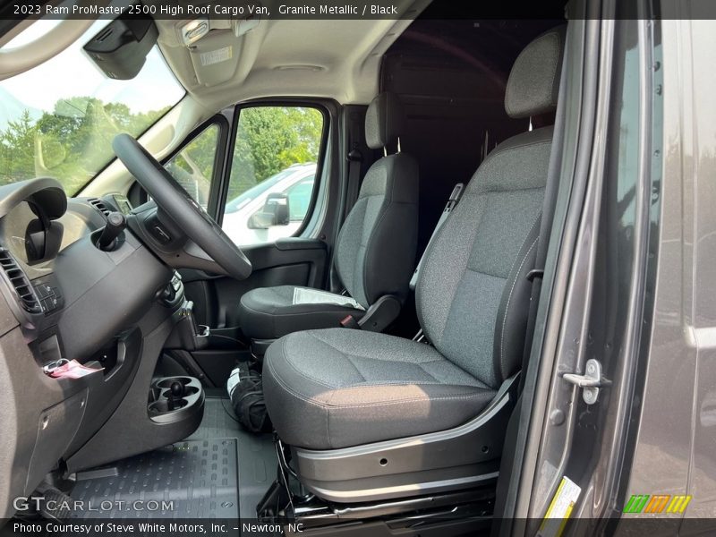  2023 ProMaster 2500 High Roof Cargo Van Black Interior