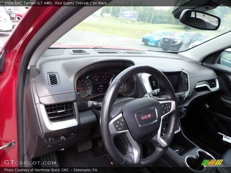 Red Quartz Tintcoat / Jet Black 2020 GMC Terrain SLT AWD