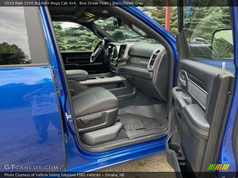 Front Seat of 2019 3500 Big Horn Mega Cab 4x4