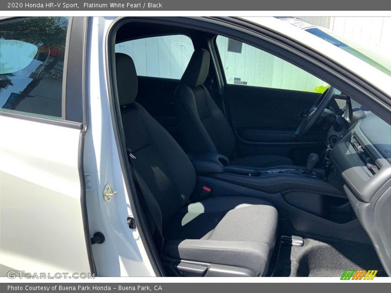 Platinum White Pearl / Black 2020 Honda HR-V Sport