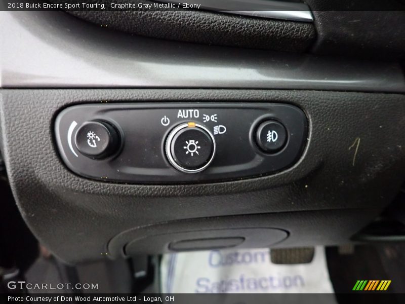 Graphite Gray Metallic / Ebony 2018 Buick Encore Sport Touring