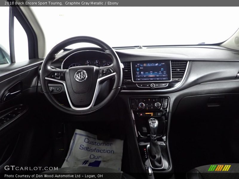 Graphite Gray Metallic / Ebony 2018 Buick Encore Sport Touring