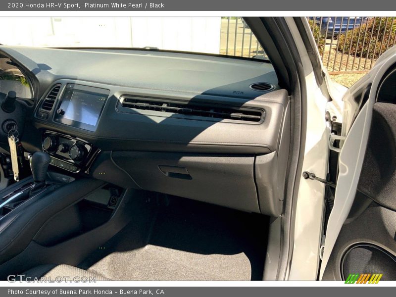 Platinum White Pearl / Black 2020 Honda HR-V Sport