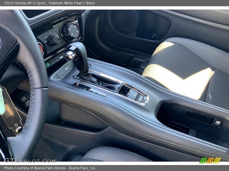 Platinum White Pearl / Black 2020 Honda HR-V Sport
