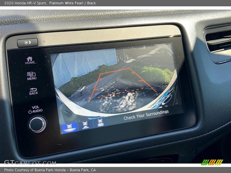 Platinum White Pearl / Black 2020 Honda HR-V Sport