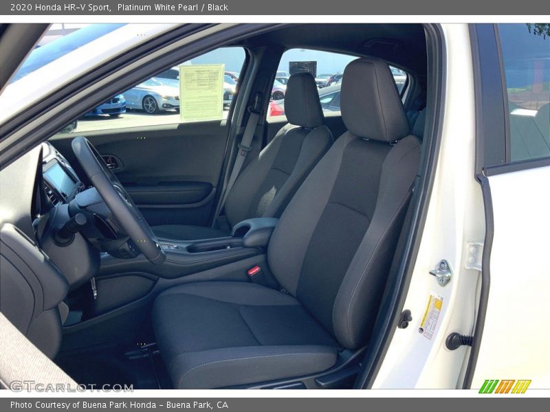Front Seat of 2020 HR-V Sport