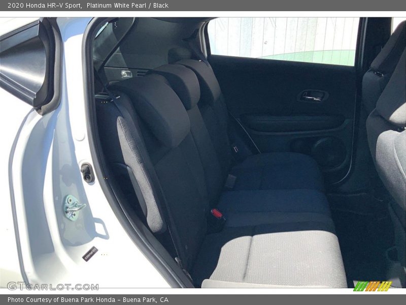 Platinum White Pearl / Black 2020 Honda HR-V Sport