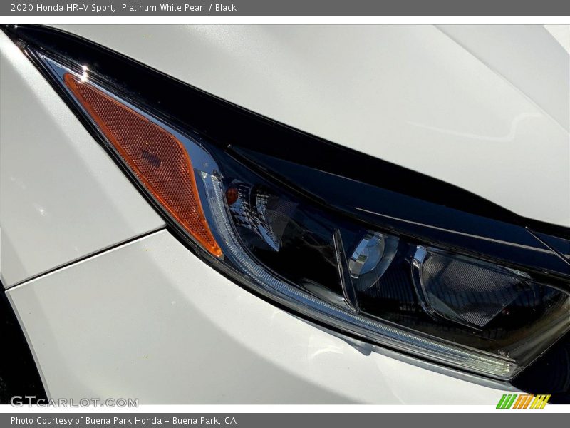 Platinum White Pearl / Black 2020 Honda HR-V Sport