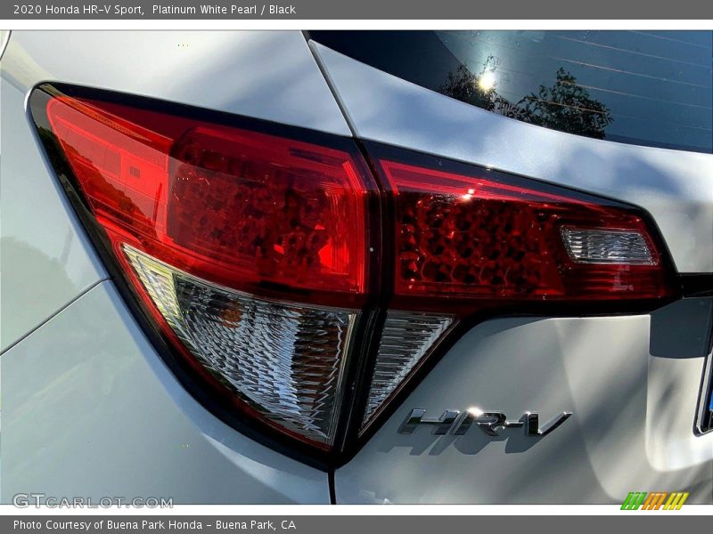 Platinum White Pearl / Black 2020 Honda HR-V Sport