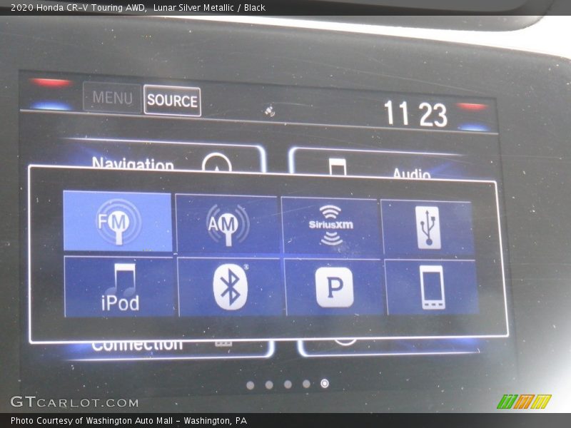 Lunar Silver Metallic / Black 2020 Honda CR-V Touring AWD