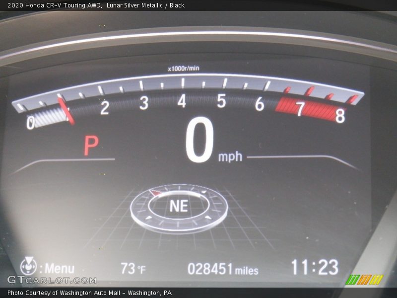 Lunar Silver Metallic / Black 2020 Honda CR-V Touring AWD