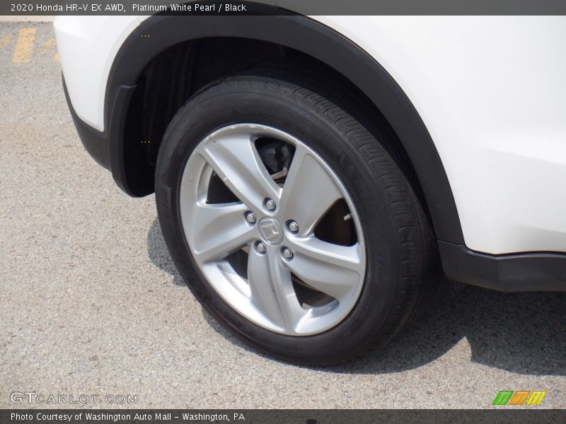 Platinum White Pearl / Black 2020 Honda HR-V EX AWD