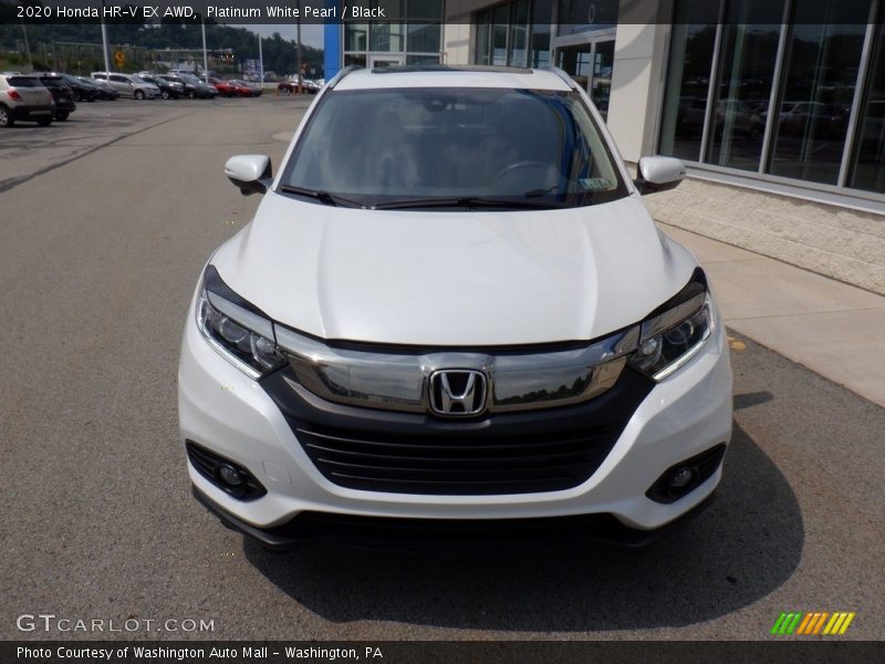 Platinum White Pearl / Black 2020 Honda HR-V EX AWD